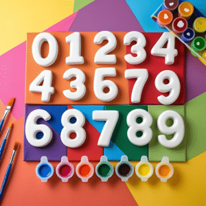Creative painting Kit - 4 (Numbers set)