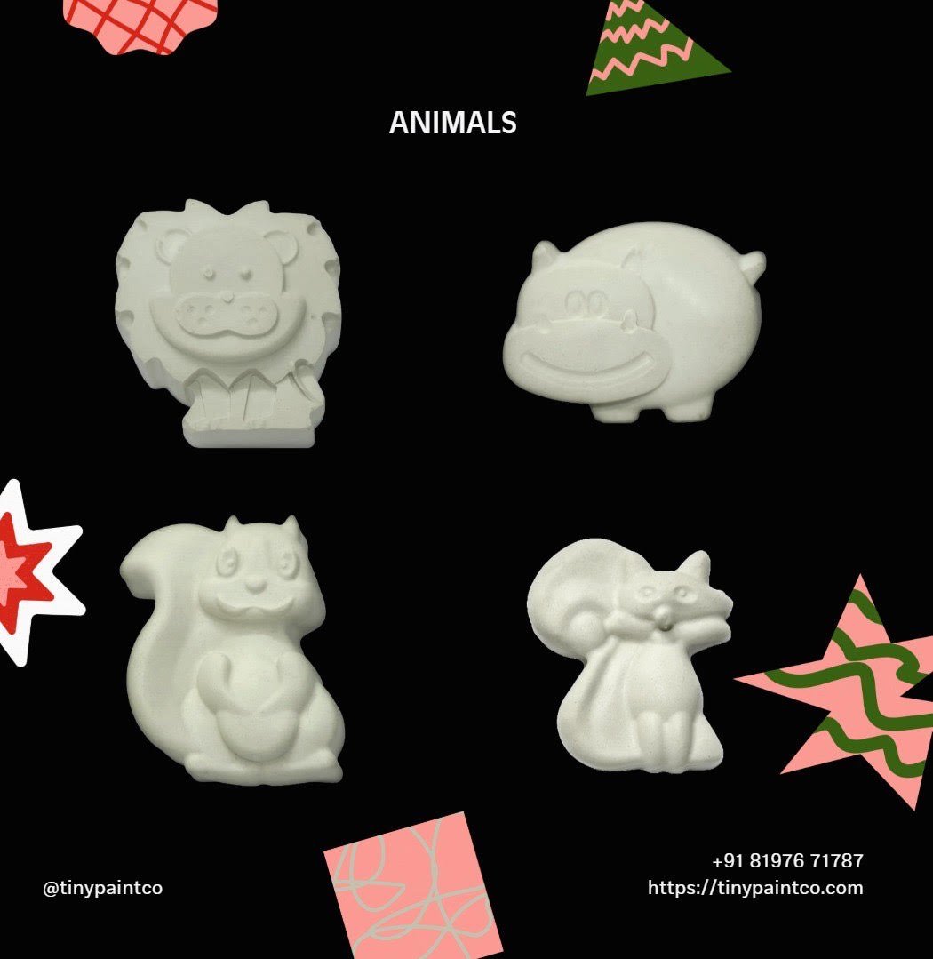 Creative painting Kit - 1 (set of 4 molds and paint kit) - Image 2